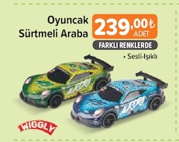 Oyuncak Sürtmeli Araba 1 Adet