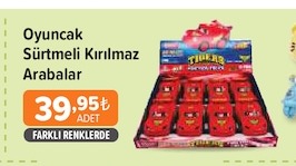 Oyuncak Sürtmeli Kırılmaz Arabalar