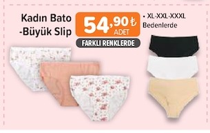 Kadın Bato-Büyük Slip