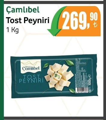 Çamlıbel Tost Peyniri 1 Kg