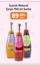 İçecek Natural Çeşit 750 Ml Sorbe