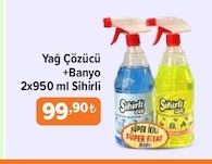 Yağ Çözücü + Banyo 2X950 Ml Sihirli