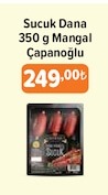 Sucuk Dana 350 G Mangal Çapanoğlu