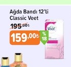 Ağda Bandı 12'Li Classic Veet