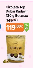 Çikolata Top Dubai Kadayıf 120 G Beemax