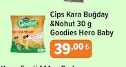 Goodies Hero Baby Cips Kara Buğday & Nohut 30G
