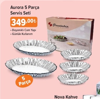Aurora 5 Parça Servis Seti