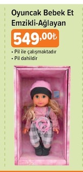 Oyuncak Bebek Et Emzikli-Ağlayan