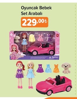 Oyuncak Bebek Set Arabalı