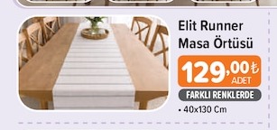 Elit Runner Masa Örtüsü