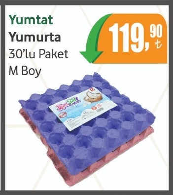 Yumtat Yumurta 30'Lu Paket M Boy