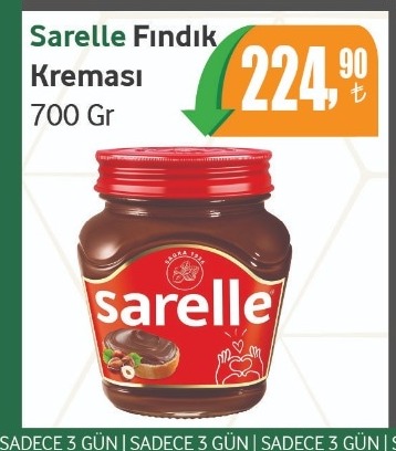 Sarelle Findik Kremasi 700 Gr