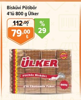 Biskuvi Potibör 800 G Ülker