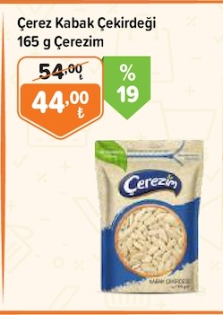 Çerez Kabak Çekirdeği 165 G Çerezim