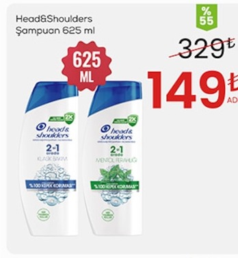 Head&Shoulders Sampuan 625 Ml