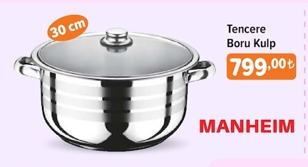 Manheim Tencere Boru Kulp 30Cm