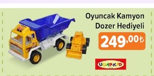 Oyuncak Kamyon Dozer Hediyeli