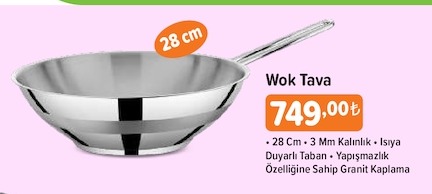 Wok Tava 28 Cm