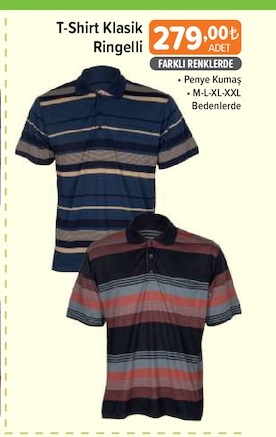 T-Shirt Klasik Ringelli