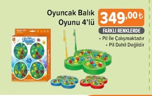Oyunck Balık Oyunu 4'Lü