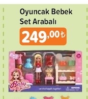 Oyuncak Bebek Set Arabalı
