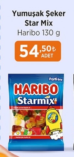 Haribo Yumuşak Şeker Star Mix 130 G