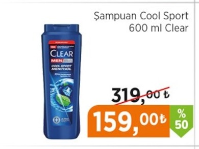 Şampuan Cool Sport 600 Ml