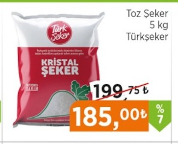 Kristal Şeker 5 Kg Türkşeker