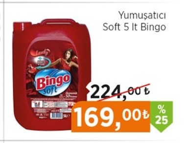 Bingo Soft Yumuşatıcı 5 Lt