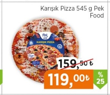 Karışık Pizza 545 G Pek Food