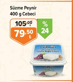 Cebeci Süzme Peynir 400G