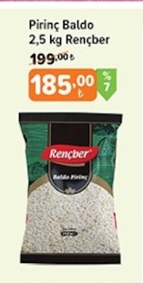 Pirinç Baldo 2,5 Kg Rençber