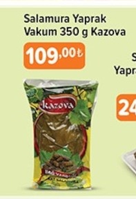 Salamura Yaprak Vakum 350 G Kazova