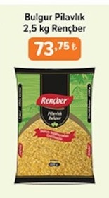 Rençber Bulgur Pilavlık 2.5Kg