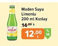 Maden Suyu Limonlu 200 Ml Kızılay