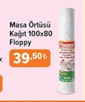 Masa Örtüsü Kağıt 100X80 Floppy
