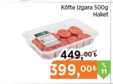 Haket Kofte Izgara 500G