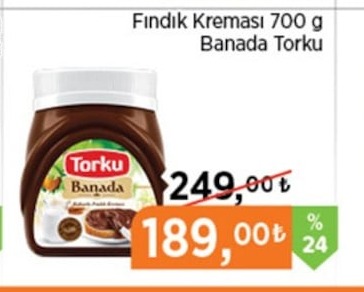 Fındık Kreması 700G Banada Torku