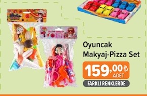 Oyuncak Makyaj-Pizza Seti
