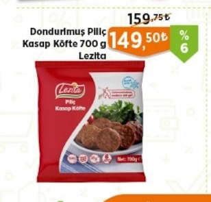 Dondurulmuş Piliç Kasap Köfte 700G Lezita