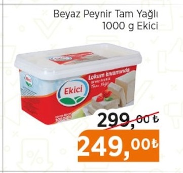 E Kici Beyaz Peynir Tam Yagli 1000 G