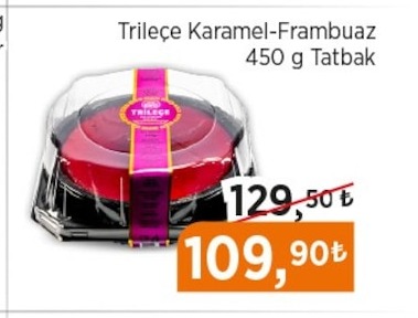 Tatbak Triliçe Karamel-Frambuaz 450G