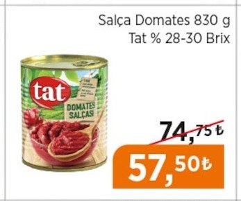 Tat Domates Salçası 830G