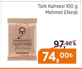 Türk Kahvesi 100 G Mehmet Efendi