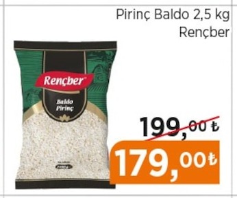 Pirinç Baldo 2,5 Kg Rençber