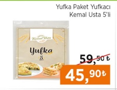 Yufka Paket Yufkacı Kemal Usta 5'Li