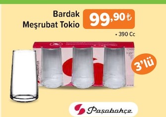 Bardak Meşrubat Tokio 3'Lü 390 Cc
