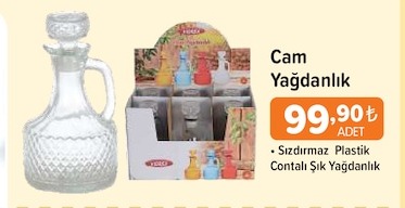 Cam Yağdanlık 1 Adet