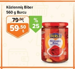 Közlenmiş Biber 560G Burcu