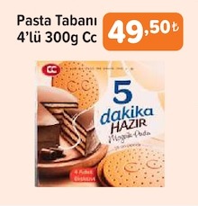 Cc Pasta Tabani 4'Lü 300 G